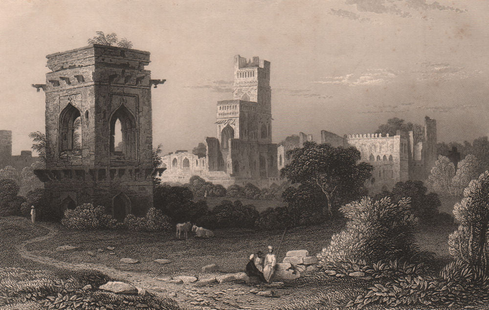 BRITISH INDIA. Palace of the seven stories, Bijapur. Sat Manzili. FINDEN 1858